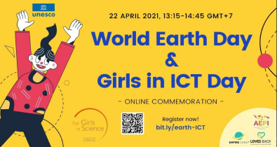 girls in ict day on world earth day